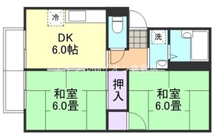 プレジール富井　A棟の物件間取画像